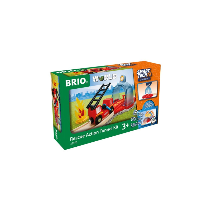 BRIO Smart Tech Sound Feuerwehreinsatz, Spielfahrzeug(rot)