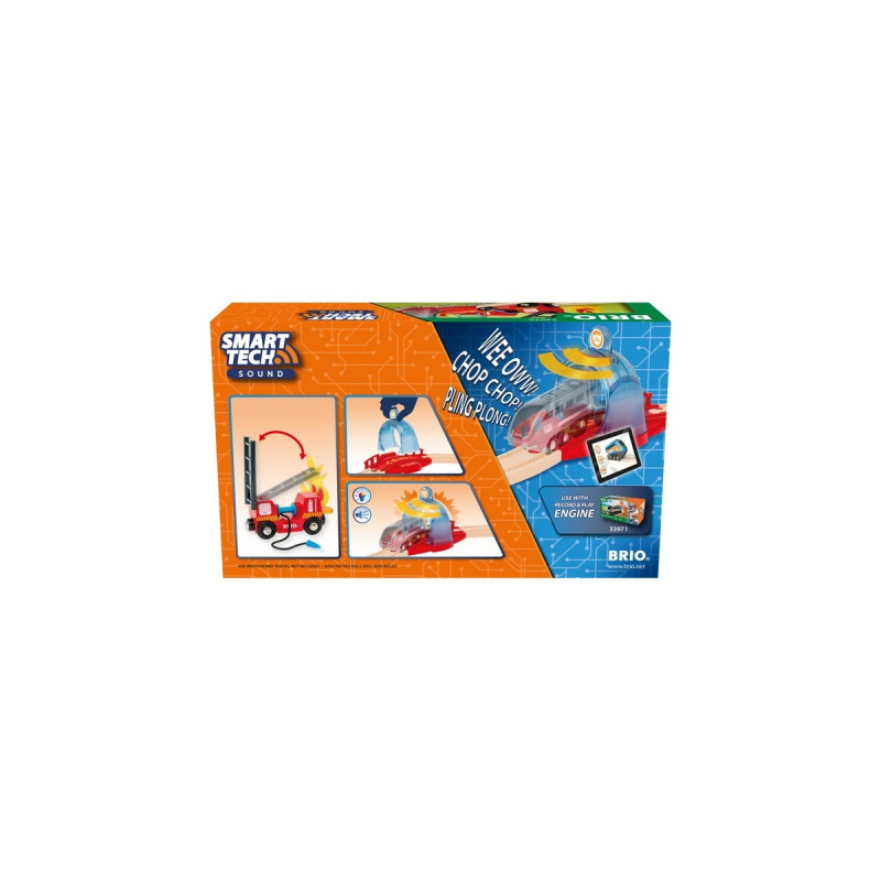 BRIO Smart Tech Sound Feuerwehreinsatz, Spielfahrzeug(rot)