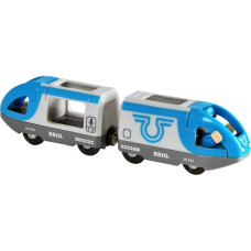 BRIO World Blauer Reisezug, Spielfahrzeug(blau/grau)