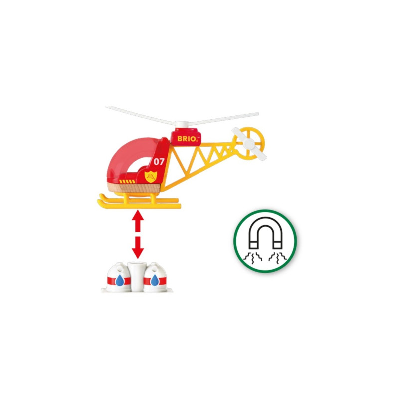 BRIO World Feuerwehr-Hubschrauber, Spielfahrzeug