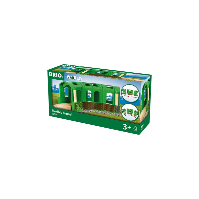 BRIO World Flexibler Tunnel, Bahn(grün)