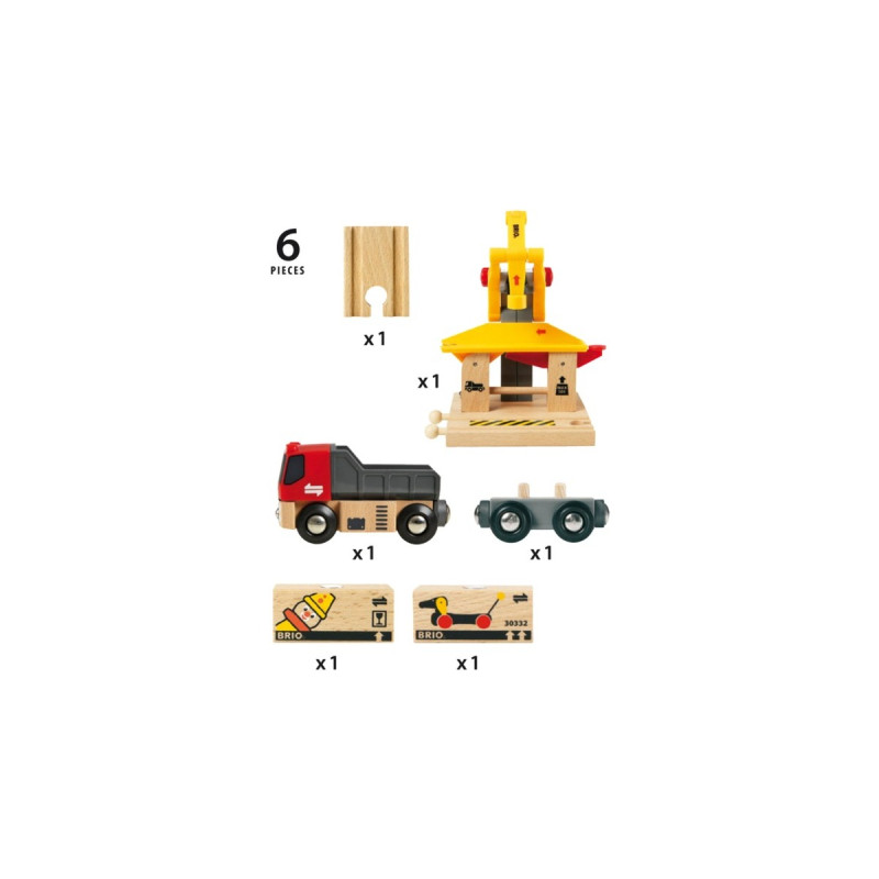 BRIO World Frachtverladestation, Spielgebäude