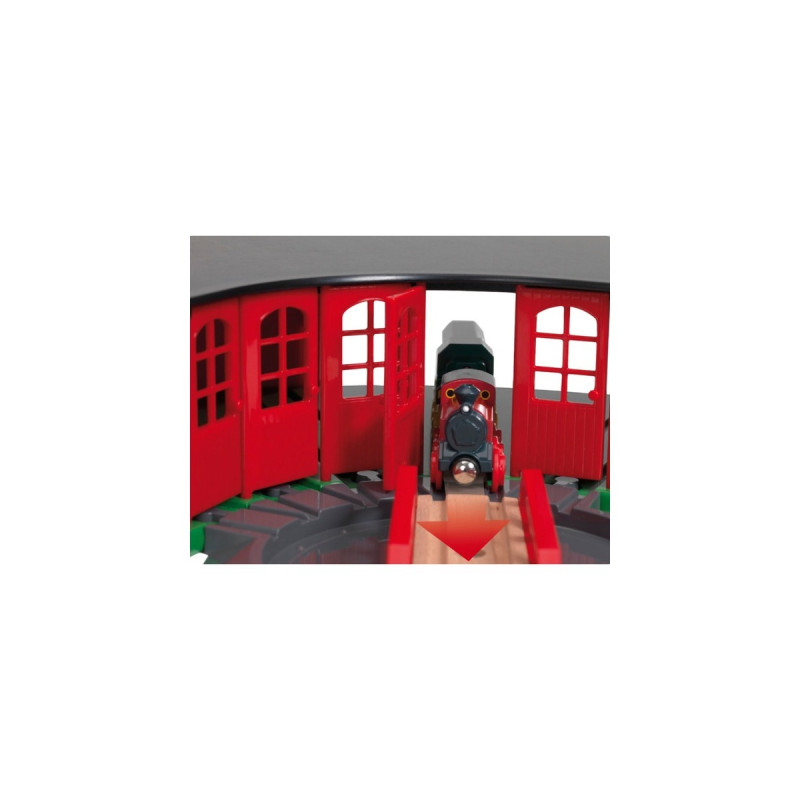 BRIO World Großer Ringlokschuppen, Bahn