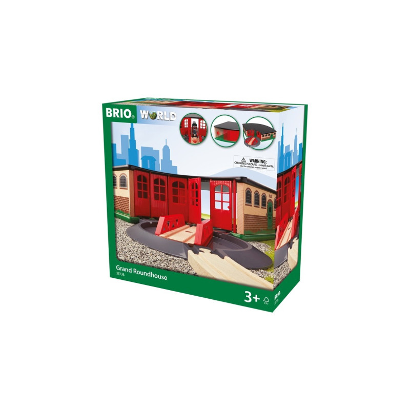 BRIO World Großer Ringlokschuppen, Bahn