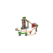 BRIO World Großes Lagerhaus-Set mit Aufzug, Spielgebäude