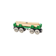 BRIO World Langholzwagen, Spielfahrzeug(grün)