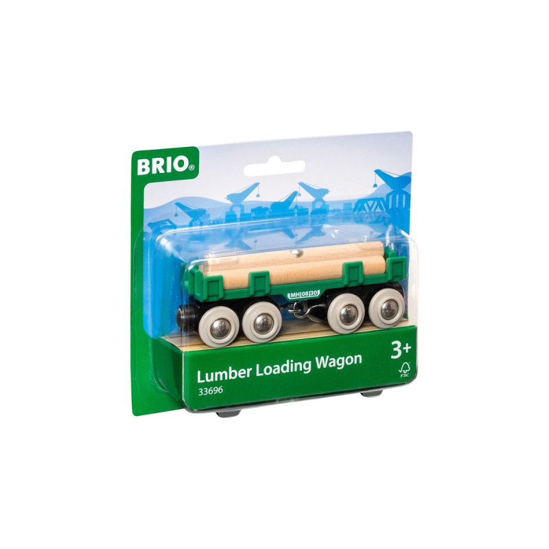 BRIO World Langholzwagen, Spielfahrzeug(grün)