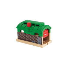 BRIO World Lokschuppen mit Rolltor, Bahn