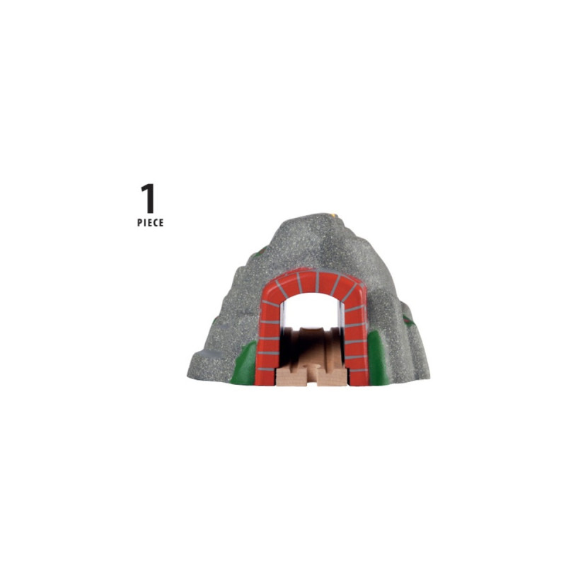 BRIO World Magischer Tunnel, Bahn(grau/rot)