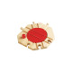 BRIO World Mechanische Drehscheibe, Bahn(holz/rot)