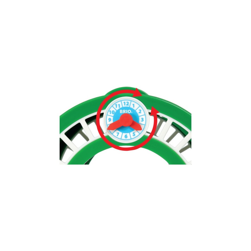 BRIO World Neuer Hauptbahnhof mit Ticketautomat, Spielgebäude(grün/grau)