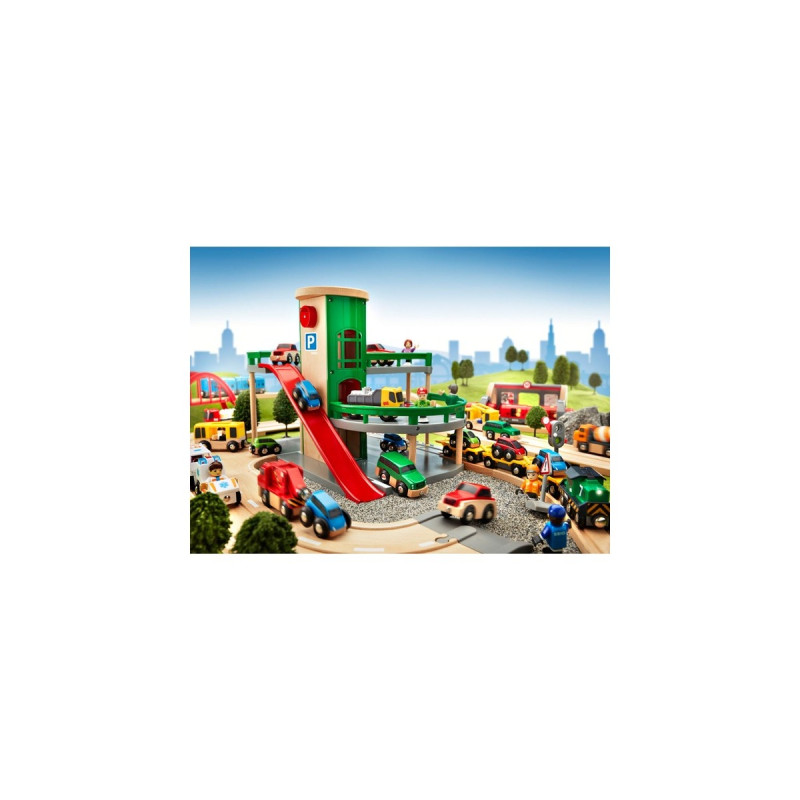 BRIO World Parkhaus, Straßen & Schienen, Spielgebäude