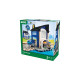 BRIO World Polizeistation mit Einsatzfahrzeug, Spielgebäude(blau/schwarz)