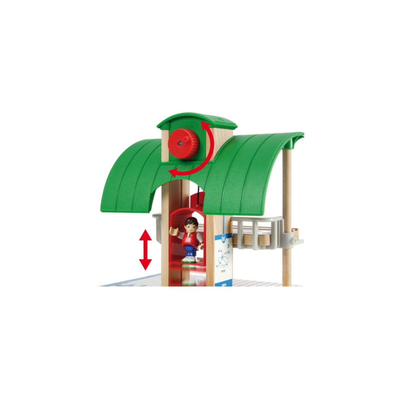 BRIO World Straßen und Schienen Bahn Set Deluxe