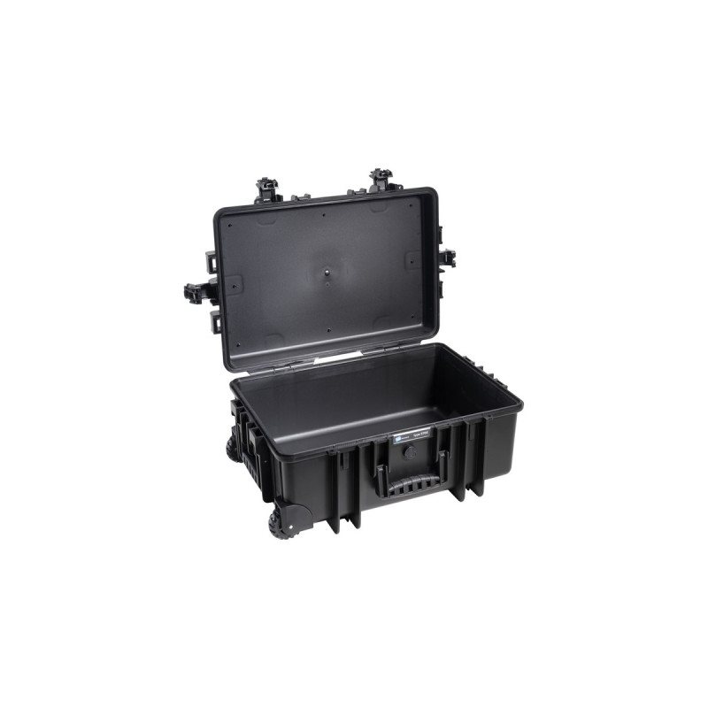 B&W Typ 6700, Koffer(schwarz, herausnehmbarer, gepolsterter Koffereinsatz aus Gewebematerial )