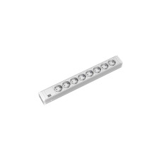 Bachmann 19" IT PDU Steckdosenleiste Basic 8-fach, 1,5HE(weiß, 2 Meter)