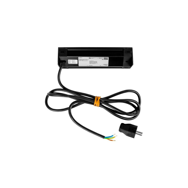 Bachmann CASIA 2 Steckdosenleiste 3-fach, kurz, Wand- oder Eckmontage(edelstahl, 2 Meter Kabel)