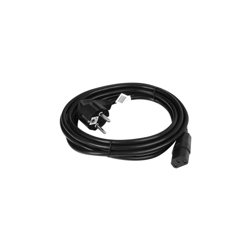 Bachmann Kaltgeräte-Kabel 353.175(schwarz, 3 Meter)