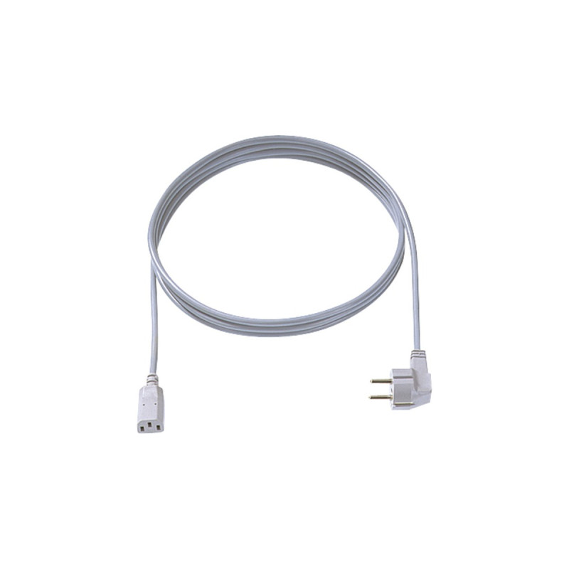 Bachmann Kaltgeräte-Kabel 353.985(grau, 3 Meter)