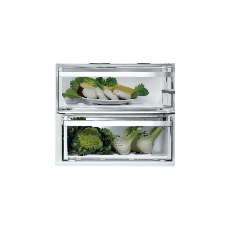 Bauknecht KGSF 203G IN, Kühl-/Gefrierkombination(edelstahl)