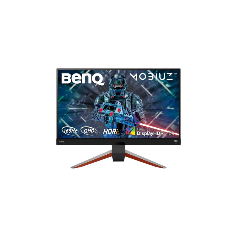 BenQ MOBIUZ EX2710Q, Gaming-Monitor(69 cm (27 Zoll), schwarz/silber, QHD, IPS, AMD Free-Sync, HDR, 165Hz Panel)