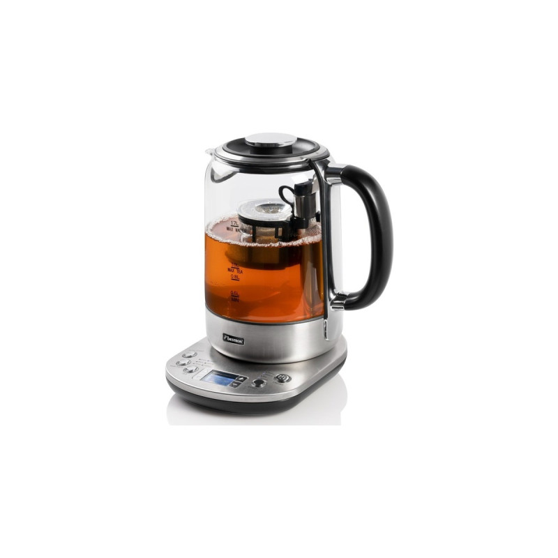 Bestron 2-in-1 Teebereiter & Wasserkocher AATM800STE(edelstahl, 1,7 Liter)