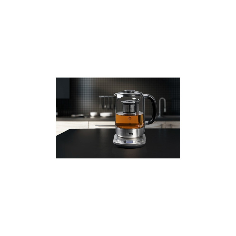 Bestron 2-in-1 Teebereiter & Wasserkocher AATM800STE(edelstahl, 1,7 Liter)