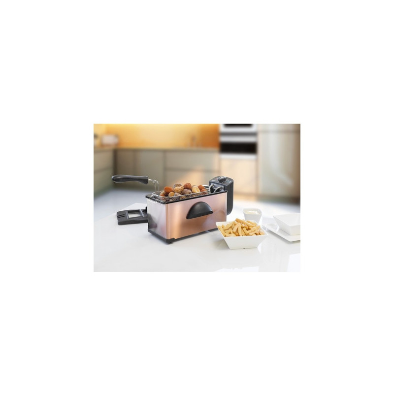 Bestron AF370CO, Fritteuse(kupfer/schwarz)