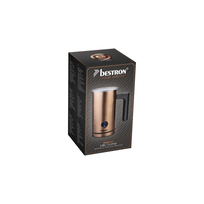 Bestron AMK1000CO, Milchaufschäumer(kupfer/schwarz)