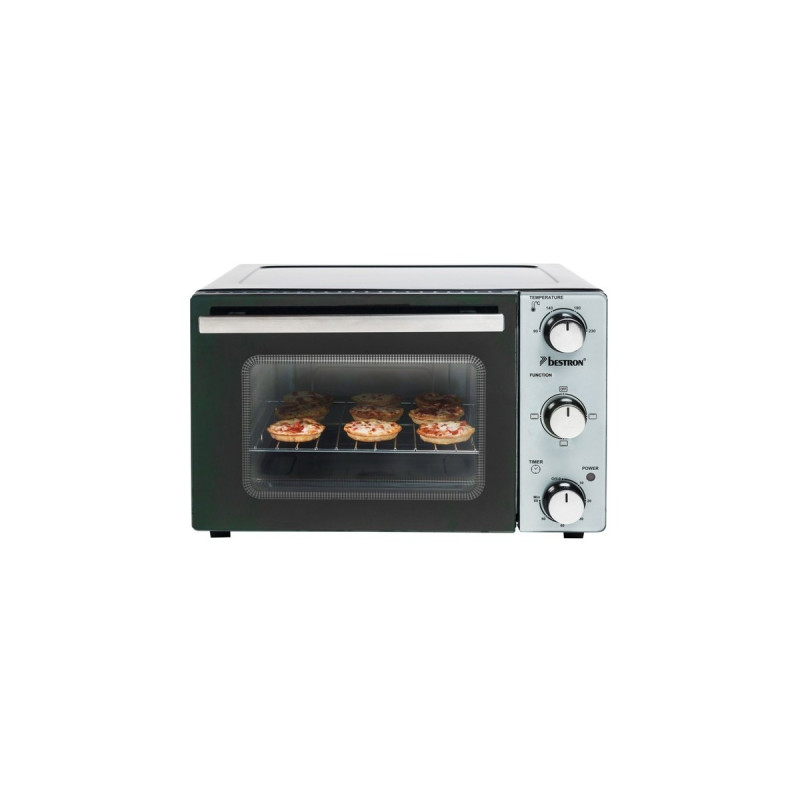 Bestron AOV20 Grill-Backofen, Mini-Backofen(silber/schwarz)