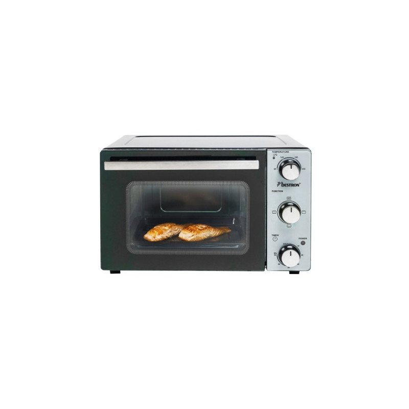 Bestron AOV20 Grill-Backofen, Mini-Backofen(silber/schwarz)