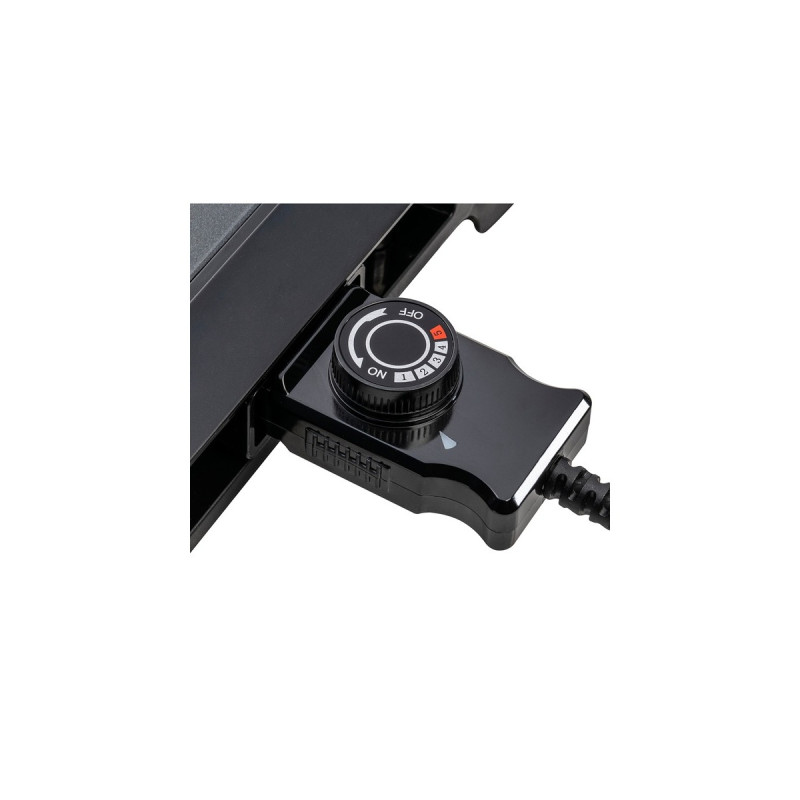 Bestron BBQ-Tischgrill, Elektro-Grillplatte(schwarz/kupfer, 2.000 Watt)