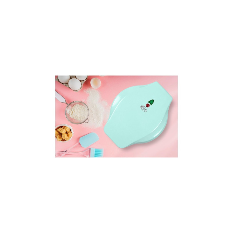 Bestron Bubble-Waffeleisen ABWM300M(mint, 700 Watt)