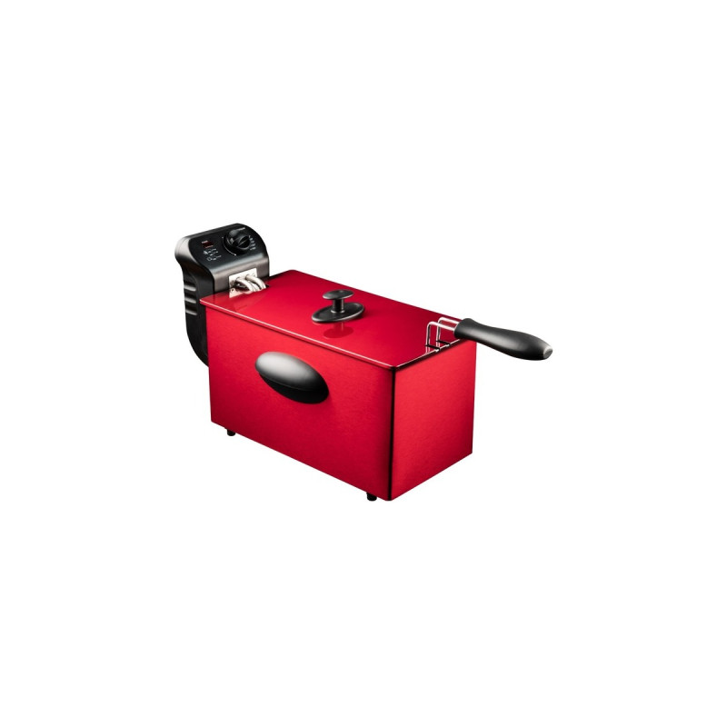 Bestron CoolZone AF357R, Fritteuse(rot/schwarz)