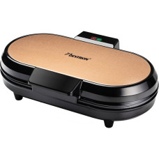 Bestron Doppel-Waffeleisen ADWM730CO für Herzwaffeln(kupfer/schwarz, 1.200 Watt)