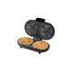 Bestron Doppel-Waffeleisen ADWM730CO für Herzwaffeln(kupfer/schwarz, 1.200 Watt)