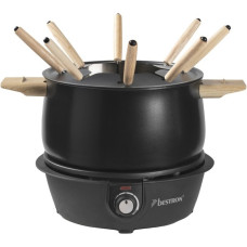 Bestron Fondue Set AFD850BW(schwarz/holz)