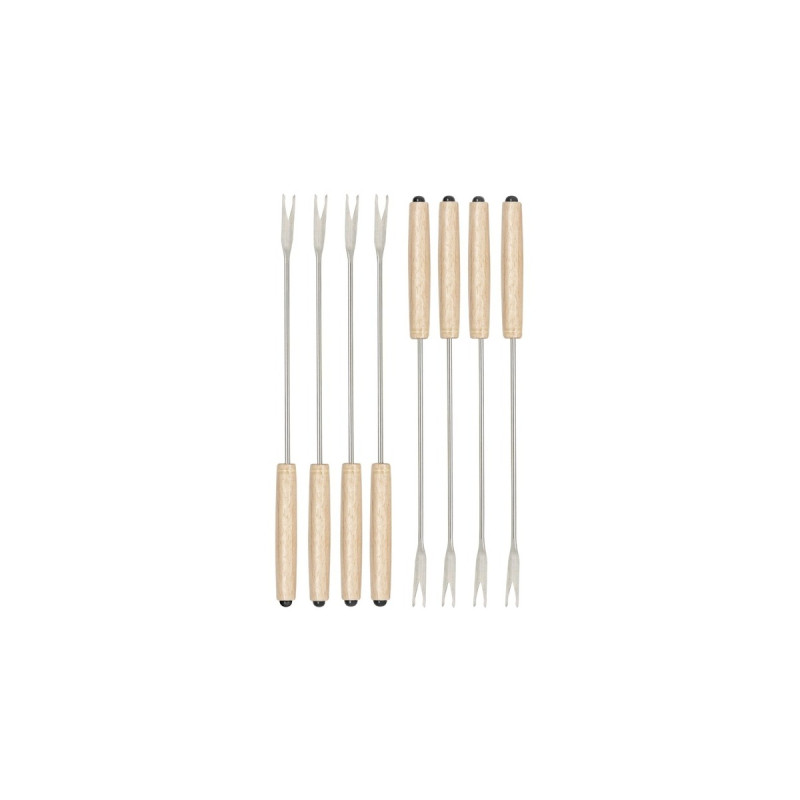 Bestron Fondue Set AFD850BW(schwarz/holz)