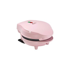 Bestron Mini-Waffelautomat AMW500P, Waffeleisen(rosa, 550 Watt)