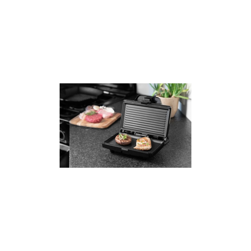 Bestron Multifunktionsgrill, Kontaktgrill(schwarz, 750 Watt)