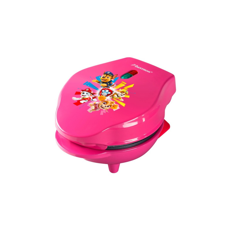 Bestron Paw Patrol Mini-Waffeleisen APP500P(pink, 550 Watt)