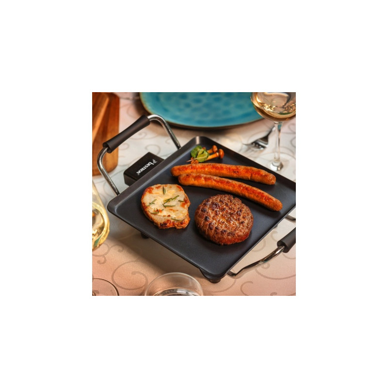 Bestron Plancha ABP600, Elektro-Grillplatte(schwarz, 1.000 Watt)