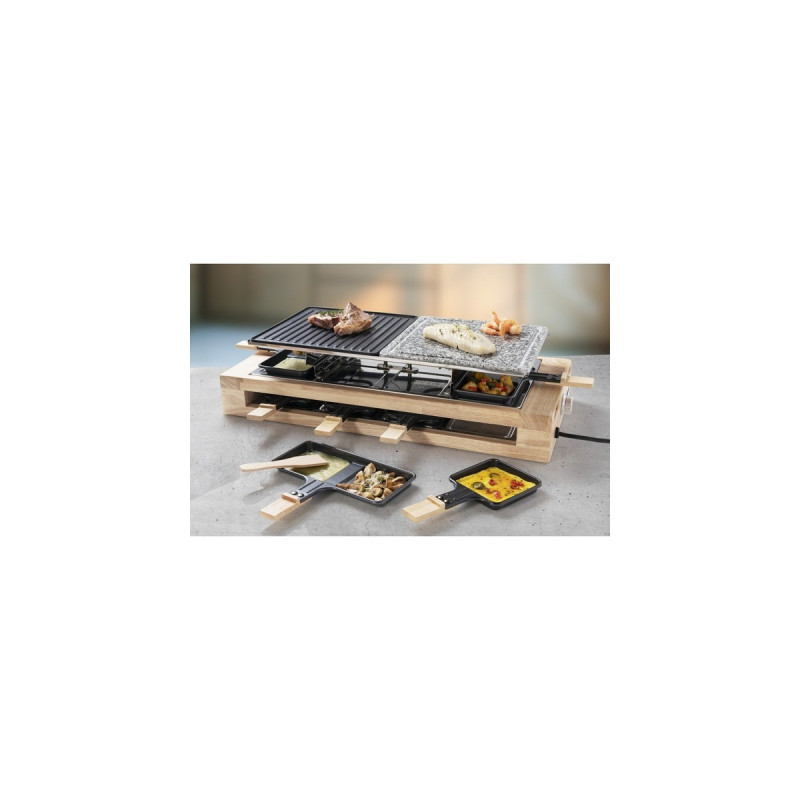 Bestron Raclette-Grill XL(holz/schwarz)