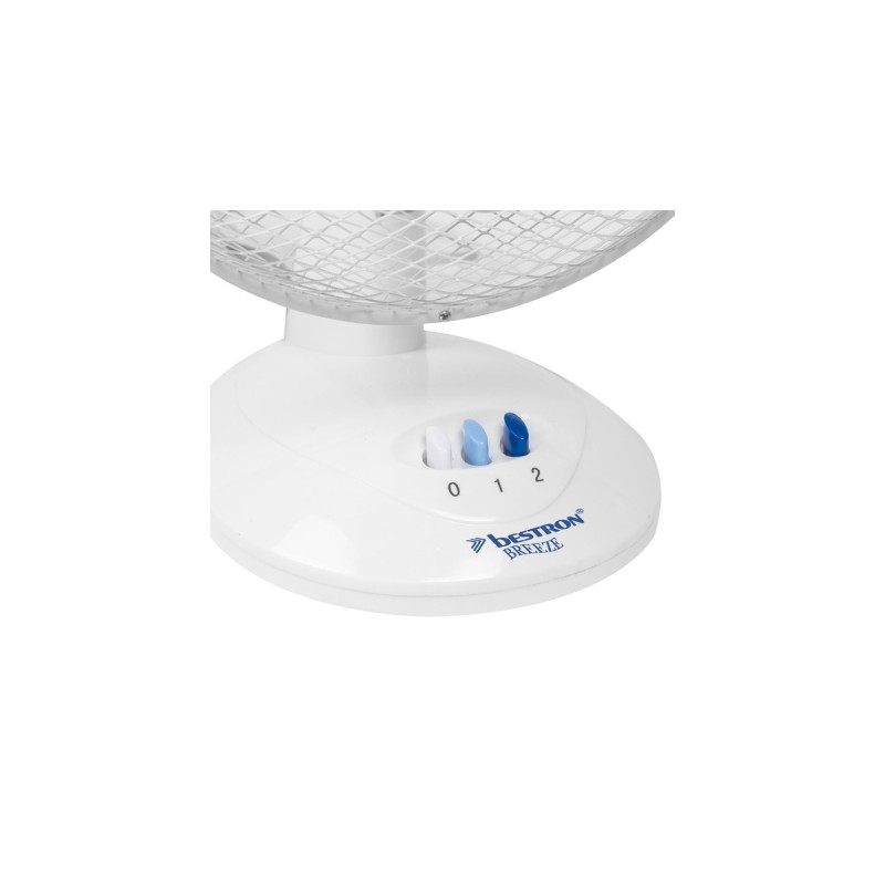 Bestron Tischventilator DDF27W(weiß/blau)