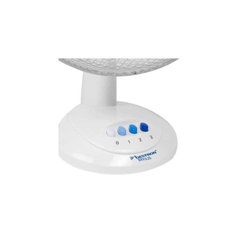 Bestron Tischventilator DDF35W(weiß/blau)