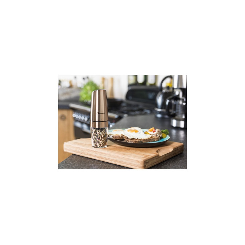 Bestron Vollautomatische Design Pfeffer-/Salzmühle APS300CO(kupfer/transparent)