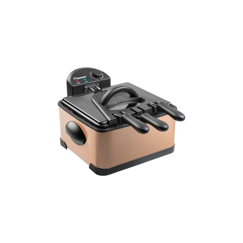 Bestron XL Fritteuse DF402CO(kupfer/schwarz)