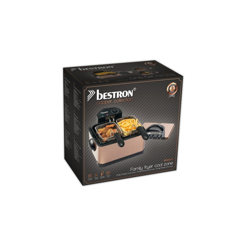 Bestron XL Fritteuse DF402CO(kupfer/schwarz)