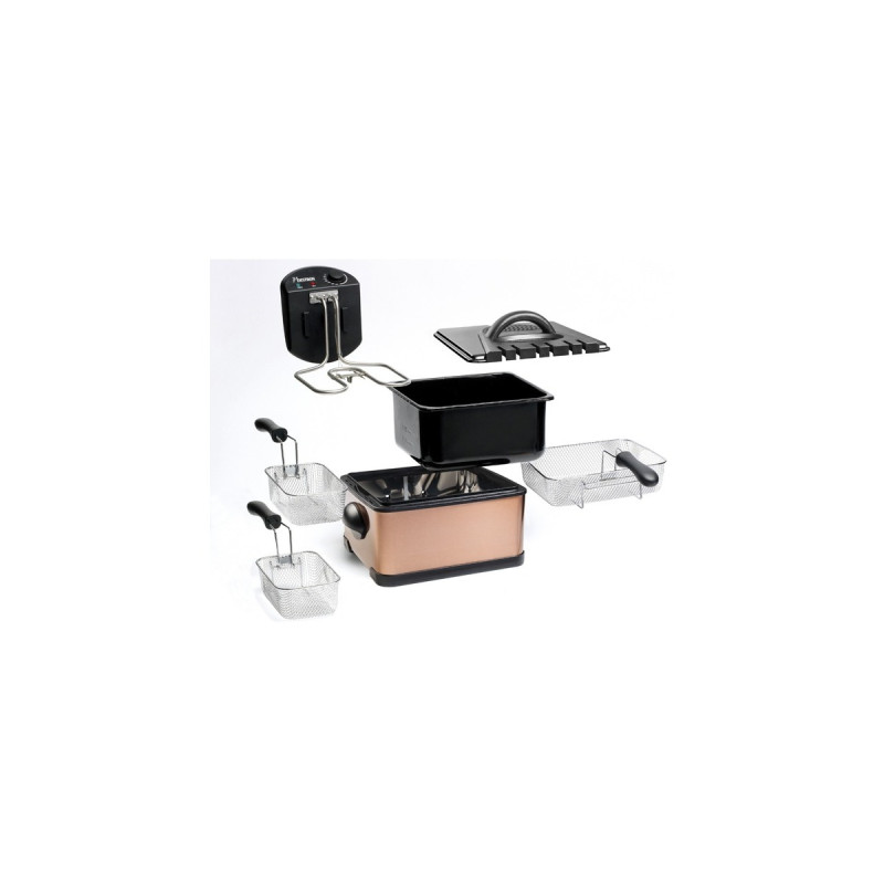 Bestron XL Fritteuse DF402CO(kupfer/schwarz)