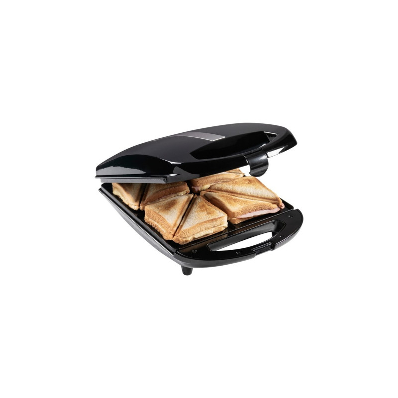 Bestron XXL Sandwichtoaster ASM13XXLZ, Sandwichmaker(schwarz/edelstahl)
